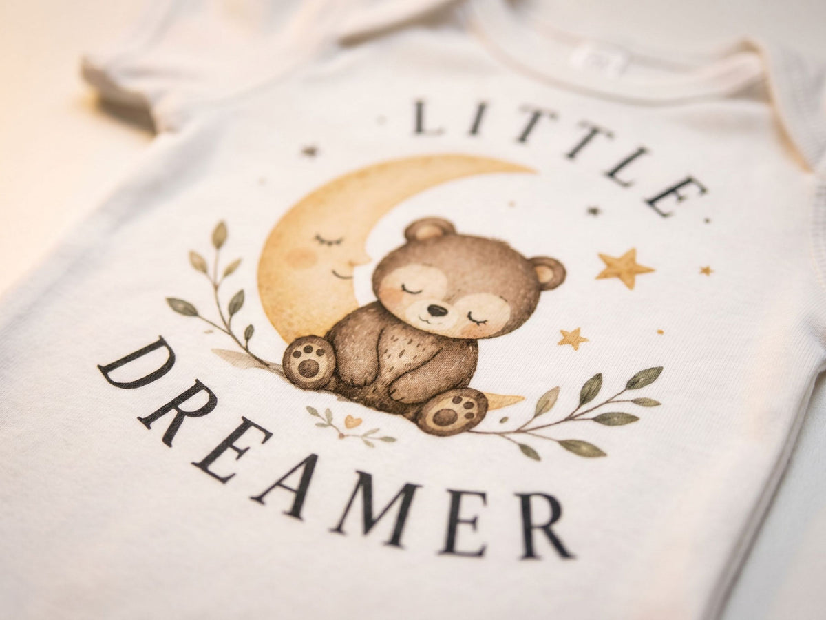 Little Dreamer Teddy Baby Bodysuit