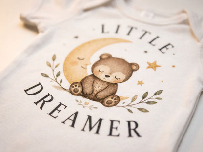 Little Dreamer Teddy Baby Bodysuit