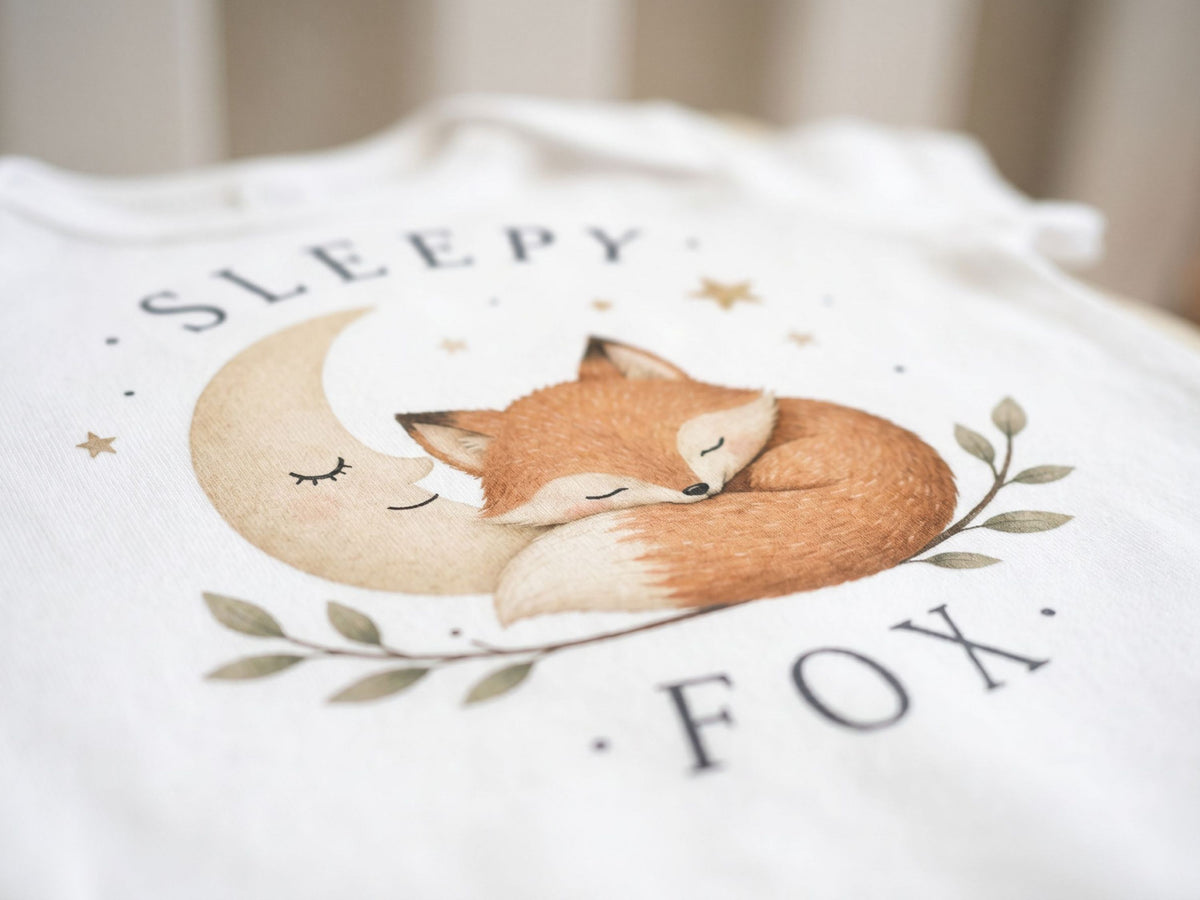 Sleepy Fox Baby Bodysuit
