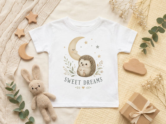 Sweet Dreams Hedgehog Baby T-Shirt – Odd Hour Supply
