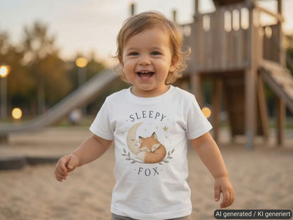 Sleepy Fox Baby T-Shirt