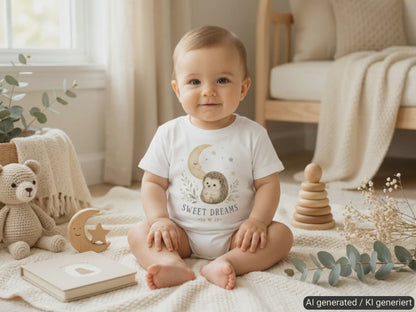 Sweet Dreams Hedgehog Baby T-Shirt