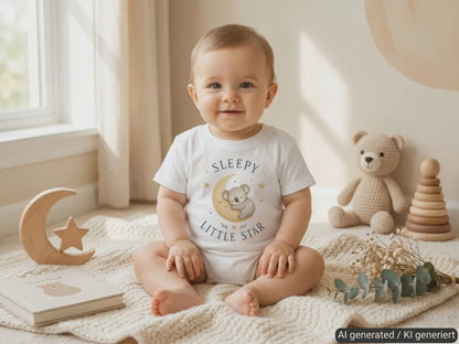 Sleepy Little Star Koala Baby T-Shirt